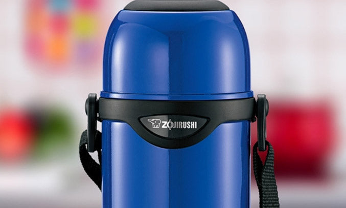 Zojirushi Stainless Steel Vacuum Insulated Bottle, 1 Litre, Metallic Blue (SJ-TG10-AA)