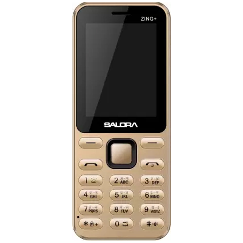 Salora KT 24+ Zing+(Dual Sim) (1800mAh) (Gold)