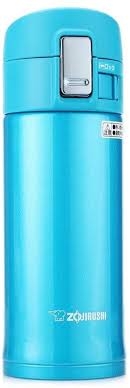 Zojirushi Stainless Steel Vacuum Insulated Bottle, 0.36L, Light Blue (SM-KB36-AW)