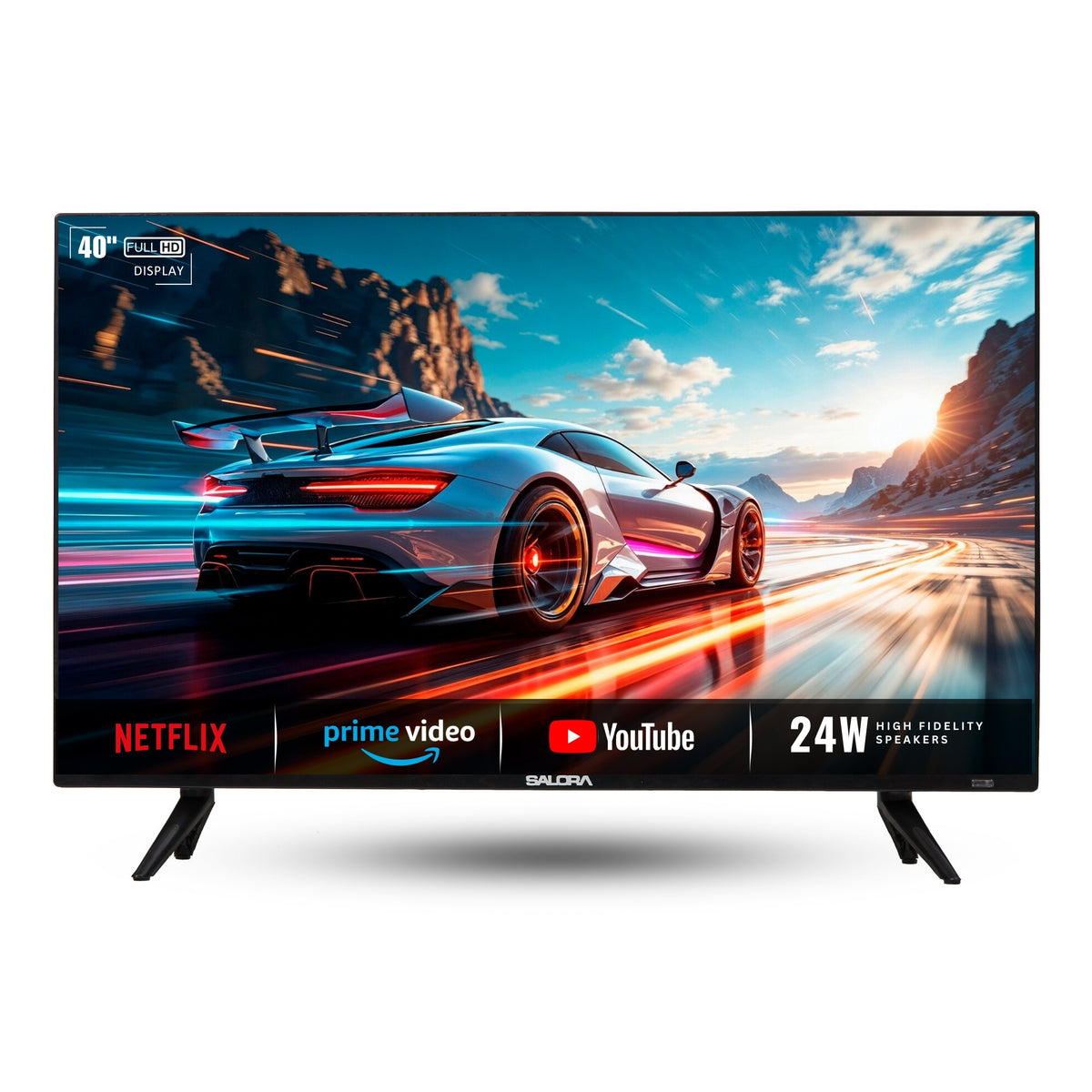 Salora 102 cm (40 inches) FHD LED TV, SLV-4403 SFE (Black)