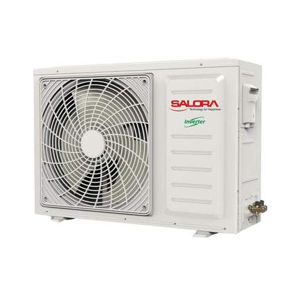 Salora FROSTEE Series - 1.5 Ton 3 Star ( BEE RATING : 2026 ), 6-in-1 Convertible, Inverter Split AC (100% Copper, Heavy-Duty Cooling at 52 Degree Celsius,SSI18CD3XCE26)