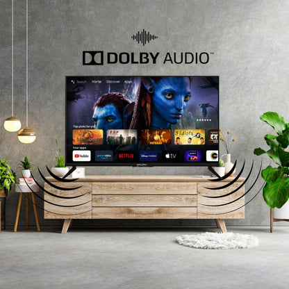 Salora 80 cm (32 inches) HD Ready Smart LED Google TV (OS Version: 5.0 | Android 14) SLV-4324 GTV (Black)