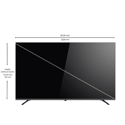 Salora 139 Cm (55 Inches) MINI QLED 4K Ultra HD Smart Google TV, SLV-3556 MINI QGTV (Black)