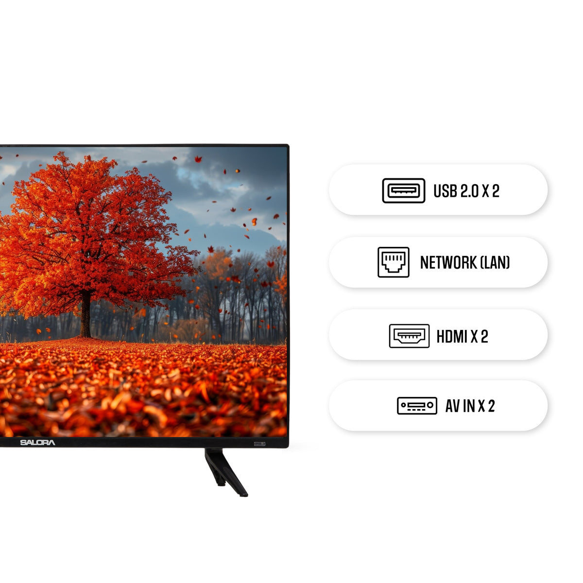 Salora 102 cm (40 inches) FHD LED TV, SLV-4403 SFE (Black)