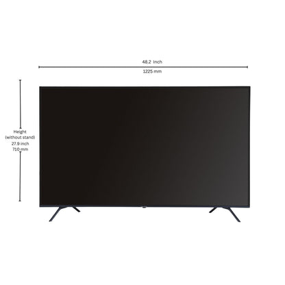 Salora 139 Cm (55 Inches) QLED 4K Ultra HD Smart Google TV ( OS Version 5.0), SLV-3555 QGTV (Black)