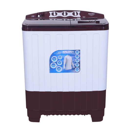 Salora 7.5 KG Semi-automatic Top Loading washing machine, SWMS-7502