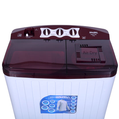 Salora 7.5 KG Semi-automatic Top Loading washing machine, SWMS-7502