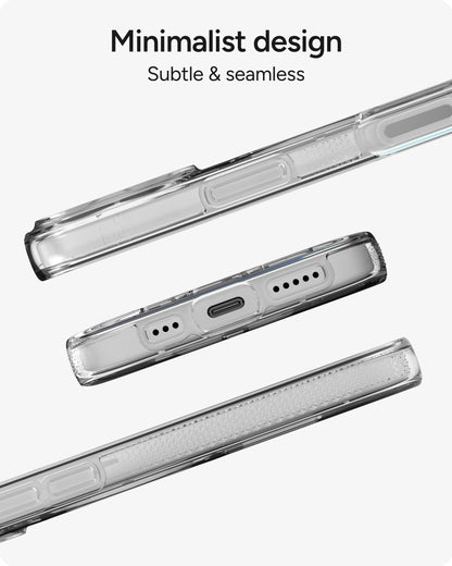 Zagg Protective Case for iPhone 17, Crystal Palace Snap-MagSafe-compatible, Anti-Scratch Finish, Crystal Clear