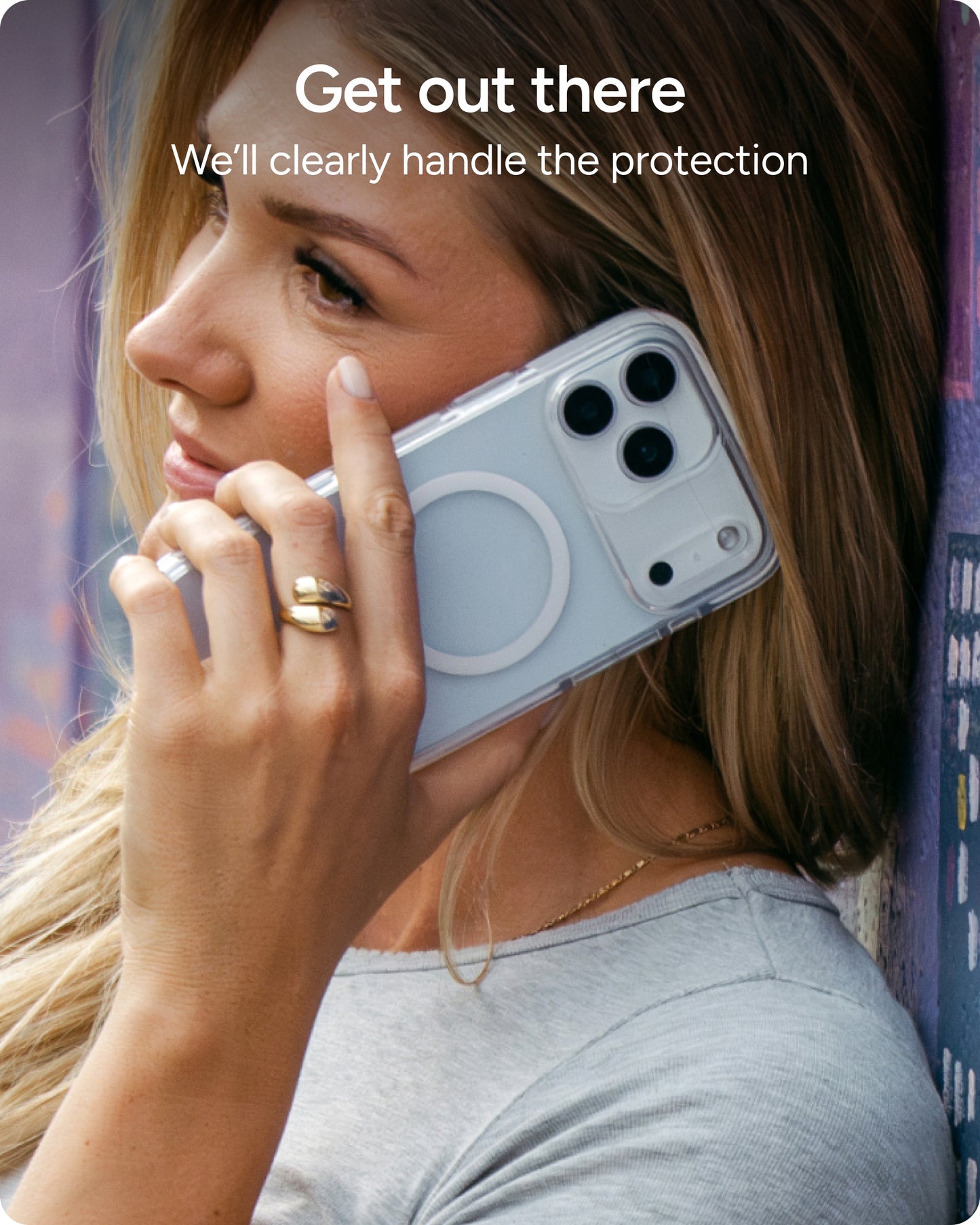 Zagg Protective Case for iPhone 17, Crystal Palace Snap-MagSafe-compatible, Anti-Scratch Finish, Crystal Clear