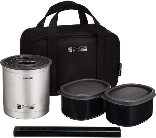 Zojirushi Stainless Vacuum Insulated Lunch Box, 960ml, Matte Silver (SZMA-04-SU)
