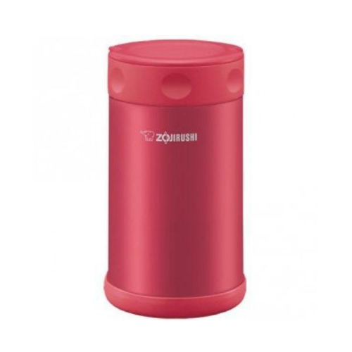 Zojirushi Stainless Steel Vacuum Food Jar, 750 ml, Dark Pink (SW-FCE75-PJ)