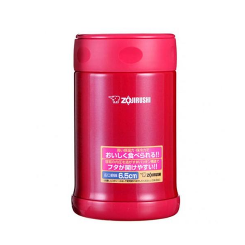 Zojirushi Stainless Steel Vacuum Insulated Food Jar, 500 ML Candy Pink (SW-EAE-50-PJ)