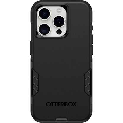 OtterBox Commuter Case for iPhone 15 Pro, Shockproof, Drop Proof, Rigid, Shockproof, Drop Proof, Wireless Charging Compatible, Black