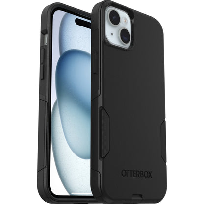 OtterBox Symmetry Case for iPhone 15 Plus/iPhone 14 Plus, Shockproof, Drop Proof, Protective Thin Case, 3X Tested to Military Standard, Antimicrobial Protection, Black