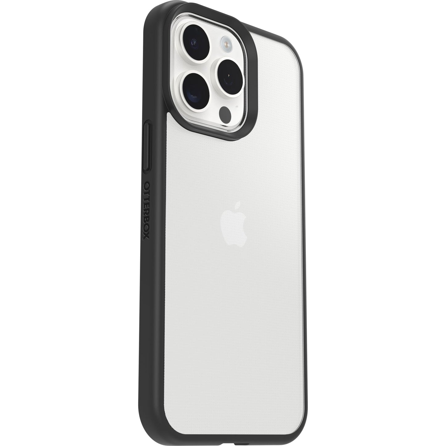 OtterBox React Series Case for iPhone 15 Pro Max , Shockproof, Drop Proof, 3X Tested to Military Standard, Black Crystal