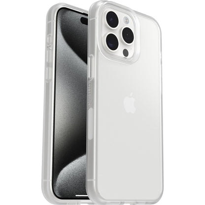 OtterBox React Series Case for iPhone 15 Pro Max , Shockproof, Drop Proof, 3X Tested to Military Standard, Clear