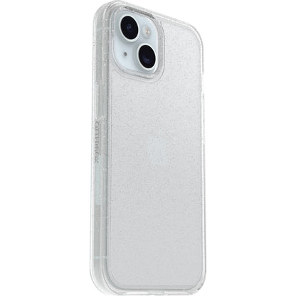 OtterBox Symmetry Clear Case for iPhone 15 / iPhone 14 / iPhone 13, Shockproof, Drop Proof, Protective Thin Case, 3X Tested to Military Standard, Stardust