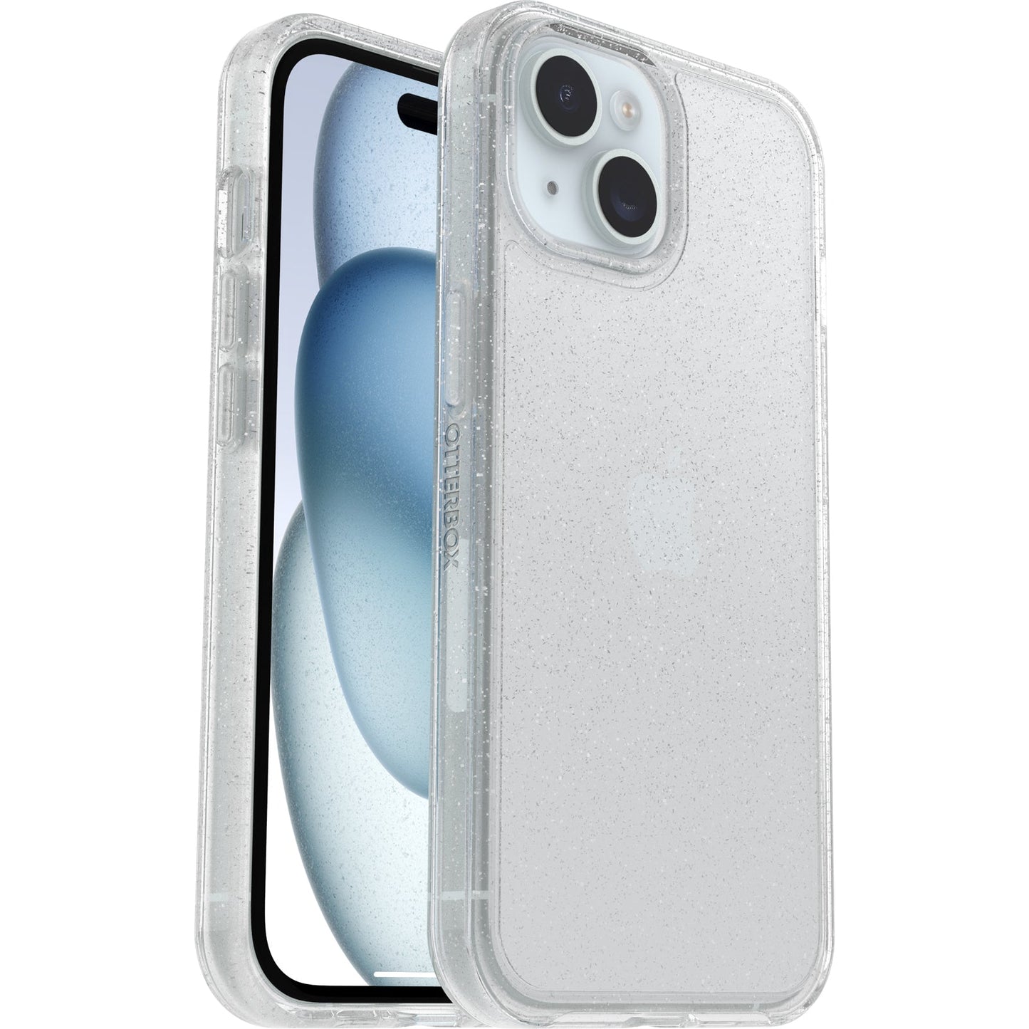 OtterBox Symmetry Clear Case for iPhone 15 / iPhone 14 / iPhone 13, Shockproof, Drop Proof, Protective Thin Case, 3X Tested to Military Standard, Stardust